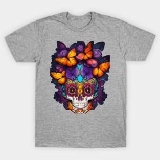 Sugar Skull of Butterflies T-Shirt